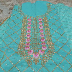 Embroidery Work Suit