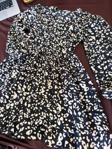 Chic Leopard Print Mini Dress