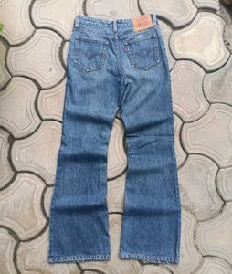 Levis Women's Blue Flare Jeans