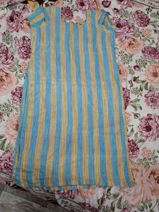 Striped Cotton Kurta