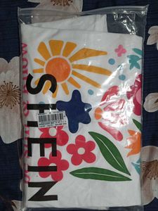 White oversized Graphic T-Shirt