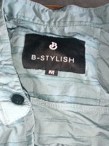 B-Stylish Striped Men's Shirt