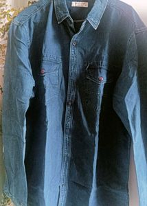 Men's Teal Blue Casual Shirt