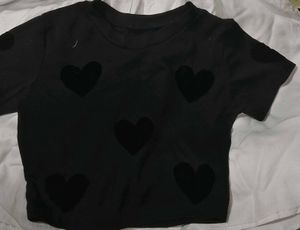 Black Heart Graphic T-Shirt🖤