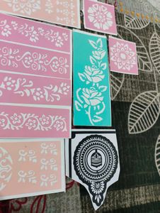 Mehndi Stencils for Henna Tattoo Art