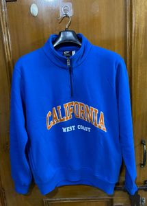 Nike California Blue Quarter Zip Pullover Sweatshi