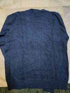 Women's Blue Crew Neck Sweatshirt