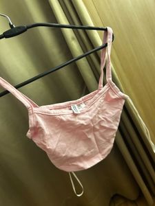H&amp;M Divided Pink Basic Cami Top