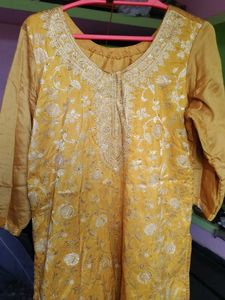 Chanderi silk Salwar Kameez 3pc