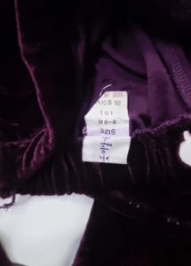 Velvet Flared Pants