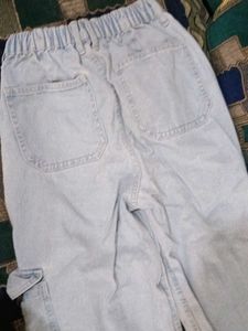 Zudio Light Wash Loose Straight Jeans