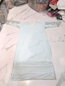 Elegant Salwar Bottoms - Light Blue 3pc 3xl