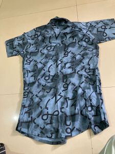 Men's Graphic Print Short Sleeve Shirt