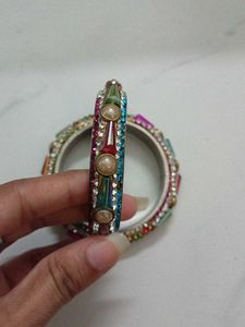 Sparkling Multi-Color Bangles
