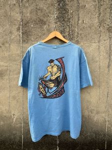Vintage Blue Samoa Graphic T-Shirt