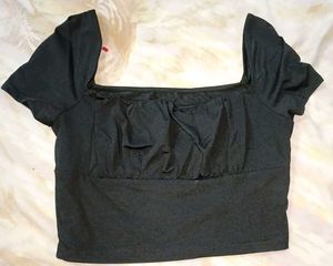 Chic Square Neck Sleeve Top