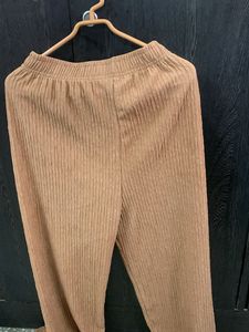 Casual Textured T-Shirt &amp; Pants- Co-ord Set