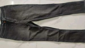Classic Black Washed Denim Jeans