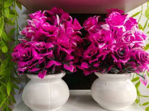 Vibrant Pink Artificial Flower Arrangement
