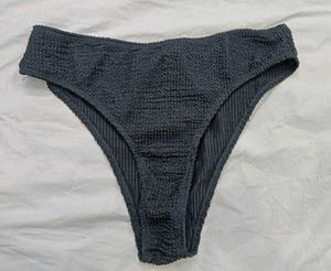 🖤Textured Black Bikini Bottom