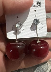Cute Cherry Drop Earrings