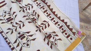 Kalamkari Saree Kerala Cotton