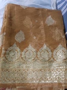 Gold saree