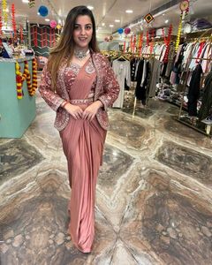 Designer saree with Jacket