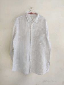 Striped Button-Up Shirt