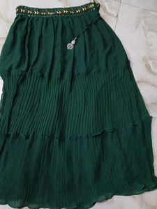 Embellished Emerald Green Blouse