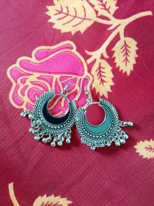 Boho Oxidized Earrings Set
