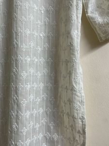White Chikankari Kurta