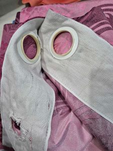 Set of Three Door Curtains 7 Feet