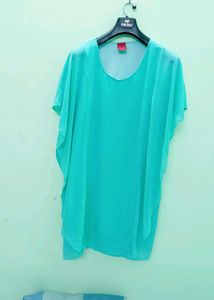 Flowy Teal Kaftan dress