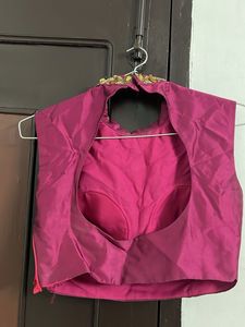 Stunning Teal Lehenga Choli with Pink Blouse