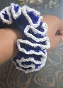 Handmade Colorful Crochet Scrunchie