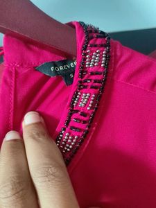 Red Sleeveless Top