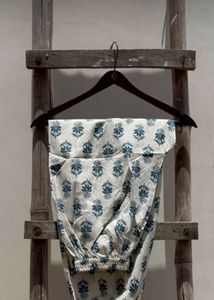 Blue floral kurta set