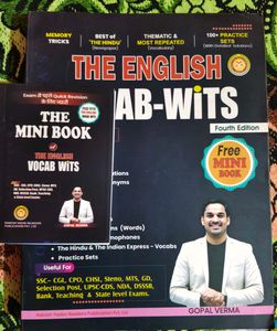 The English Vocab Wits Book with free mini boo