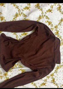 y2k brown top