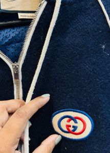 🇮🇹 Gucci  imported luxury Zip-Up Hoodie