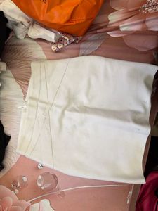 Stylish Beige Mini Skirt