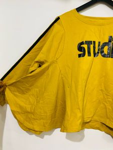 Yellow Studio Graphic Long Sleeve Top