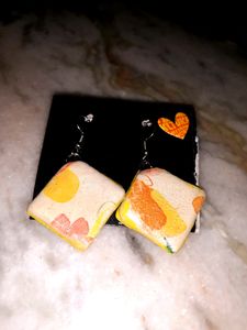 Funky Floral Statement Earrings
