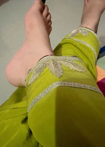 Beautiful Olive Green kurta set