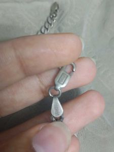 22k gold ring and 925 pure silver chain