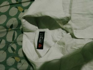 Men's White Casual Shirt