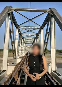 Woman black long Top