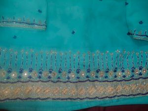 embroidery kurta with salwar without dupatta