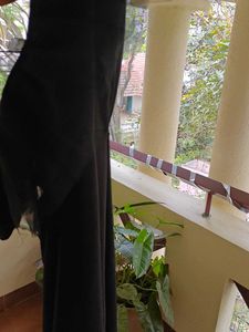 Chic Black Off-Shoulder Ruffle Dress